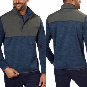 ass Honeycomb Mock Fleece pullover sweatshirt.